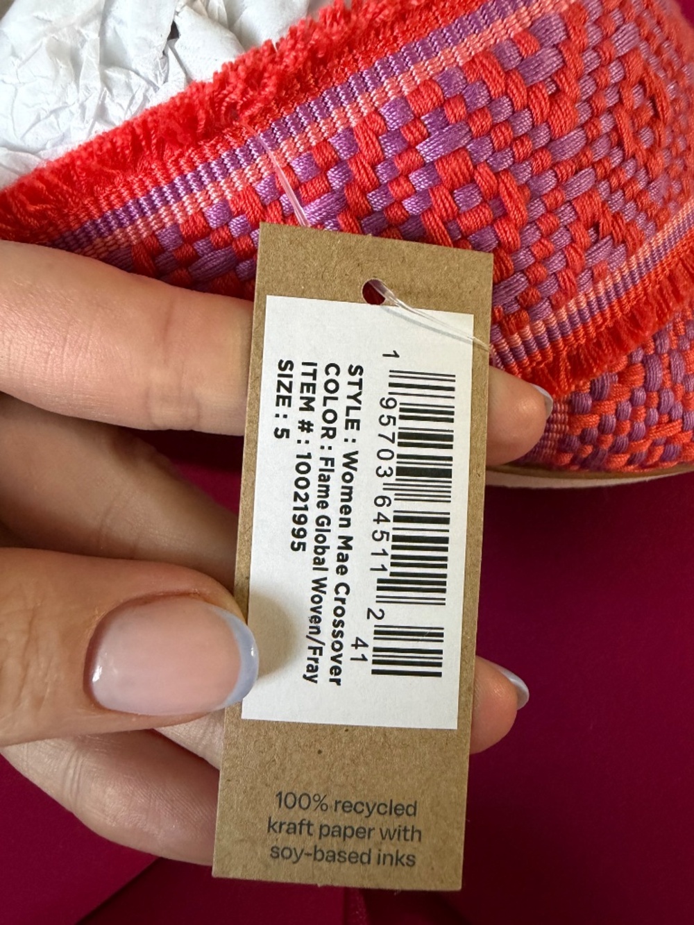 Toms Mae Crossover Sandal (NWT Size 5) - Picture 3 of 5